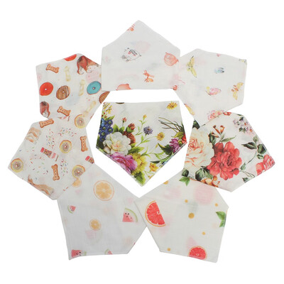 

CHILDS GANG triangle towel baby saliva towel scarf turban cotton gauze 4349