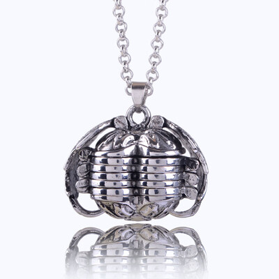 

Hot Magic 5 Photo Pendant Memory Floating Locket Necklace Angel Wings Flash Box Fashion Album Box Necklaces