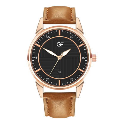 

Gobestart Hot Man Leather Watch Whatever Late Anyway Letter Watches New Pointer glow