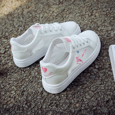 

Small white tide shoes female 2019 summer models summer new autumn shoes wild white shoes net red flat with skirt canvas shoes autumn