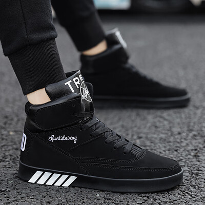 

Autumn new mens shoes personality Joker high shoes mens casual Gao Bang hip hop basketball shoes