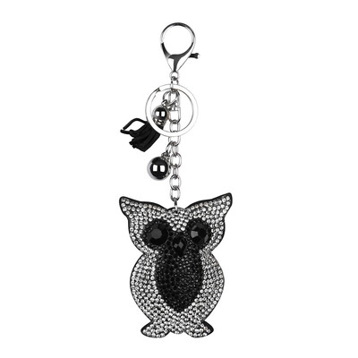 

Siaonvr Owl Toy 5D Diamond Painting KeyRing Key Chain Pendant Gift