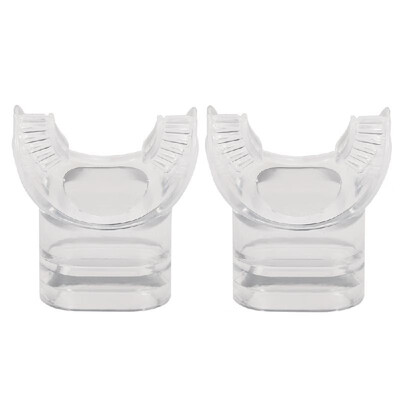 

2 Pack Silicone Mouthpiece Replacement Snorkel Mouth Piece
