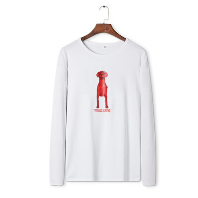 

NDQ Mens Long Sleeve T-Shirt Spring&Autumn Base Shirt Solid Color Cotton 8913CT 5064