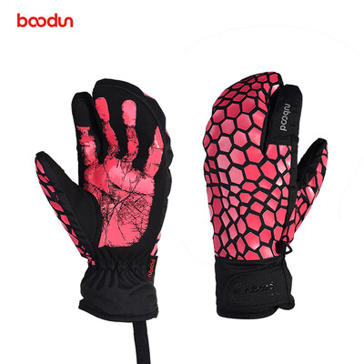 

Boodun Winter Touch Screen Mittens Unisex Outdoor Sports Warm Waterproof Gloves