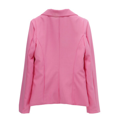 

Toponeto Korean Style Slim Suit Coat Long Sleeve Women Casual Small Suit