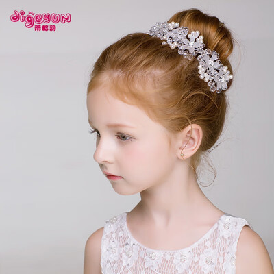 

Childrens headwear Korean girls handmade hair accessories hairpin headband princess crown girl hairpin baby jewelry headband