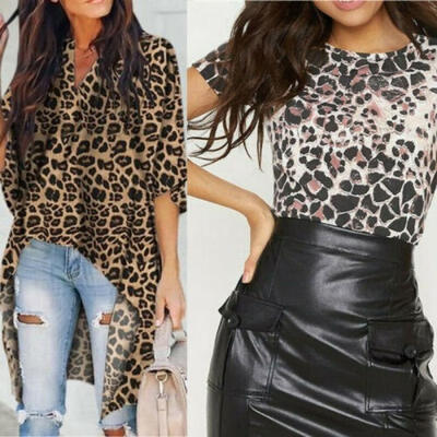 

Women Blouse Tops Long Sleeve T Shirt Casual Loose Party Mini Dress Plus Size
