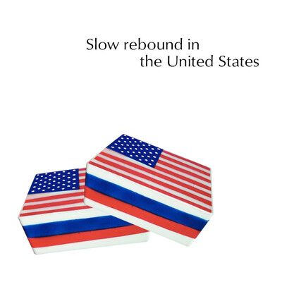 

Gotoamei Squishies American Flag Slow Rising Cream Stress Relief Toys for 4th of July