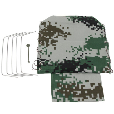 

Tailored Canvas Truck Hood Cover Cloth For RC Car 116 WPL B-16B-16K Militar Vehicle Roc