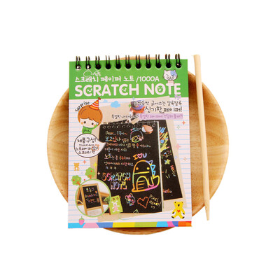 

Siaonvr Magic Colorful Drawing Board Paper Painting Scraping Children Kids Learning Toys