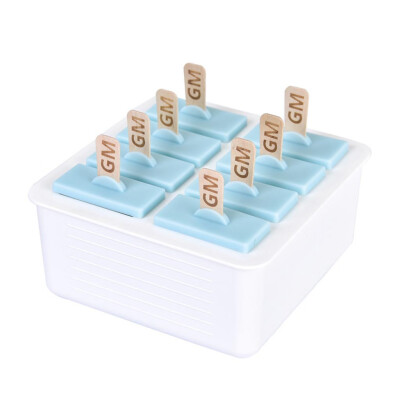 

Toponeto Frozen Ice Cream Lolly Juice Maker Mold 8 Cell Mould Popsicle Yogurt Icebox