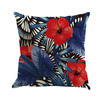 

Petal Print Moisture Absorption Breathable Pillow Case Sofa Cushion Cover