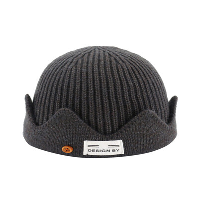 

Tailored Fashion Unisex Womens Mens Knitting Wool Hemming Hat Solid Keep Warm Winter Cap