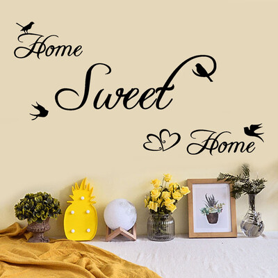 

〖Follure〗Home Sweet Home Removable Art Vinyl Mural Home Room Decor Wall Stickers