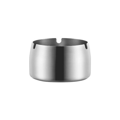 

Toponeto Stainless Steel High Temperature Resistant Drop Resistant Round Design Ashtray