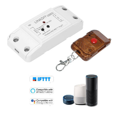 

eWeLink 433Mhz Smart Wifi Switch Universal Wireless Remote Control Switch Module 1CH DCAC7-32V Timer Phone APP Remote Control Com