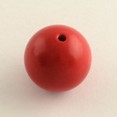 

Round Cinnabar Beads FireBrick 8mm Hole 15mm