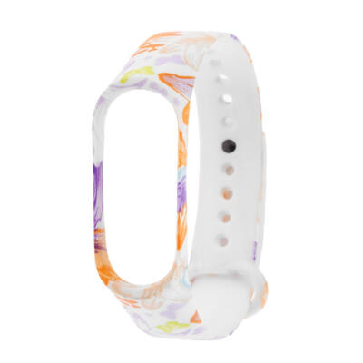 

Silicone Multicolor Printed Watch Band Bracelet Strap for Xiaomi Mi Band 3