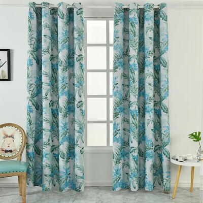 

Blackout Curtains Tropical Print Living Room Bedroom Windows Drapes Curtain