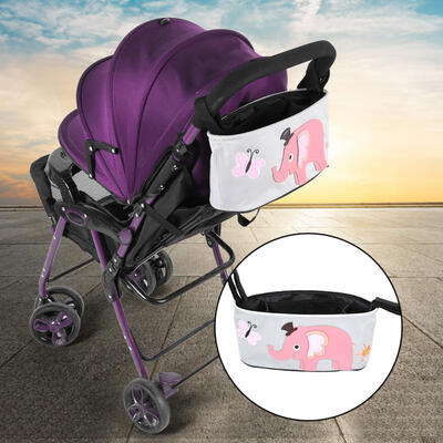 

Greensen Baby Stroller Hanging Storage Bag Portable Pram Pushchair Diaper Bag Organizer