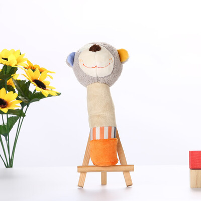 

Siaonvr Animals Hand Bells Musical Baby Soft Toys Developmental Rattle Bed Kids A