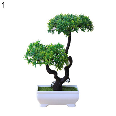 

Artificial Plant Tree Bonsai Fake Potted Ornament Home Hotel Garden Decor Gift