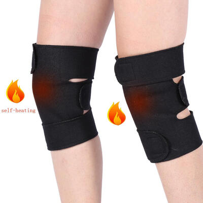 

1 Pair Tourmaline Therapy Health Pain Relief Self-heating Knee Brace Pad Support Strap