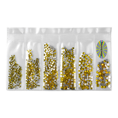 

Gobestart Nail Art Rhinestones Glitter Diamond Crystal Gems 3D Tips DIY Decoration