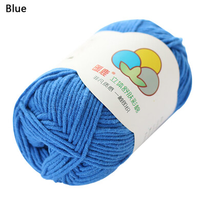 

Gobestart Hand-Woven 5 Strands of Milk Cotton Warm Soft Scarf Sweater Wool Thread