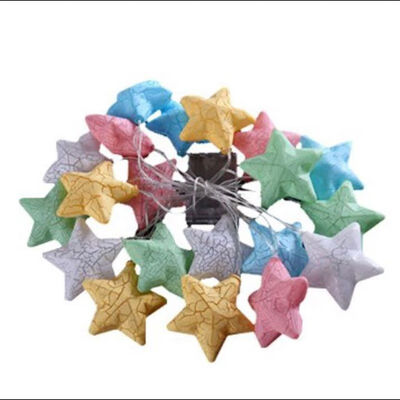 

LED string lights crack ball stars waterproof fairy decoration outdoor holiday garland christmas balloon lights