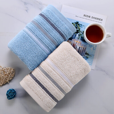 

Gold towel home textile cotton absorbent cleansing towel wash towel blue 1 loaded 7834cm 98g