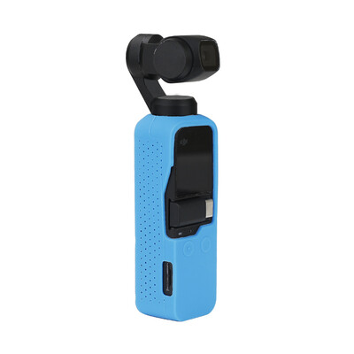 

Tailored Silicon Protector Case Cover Ventilate with Wrist Lanyard For DJI OSMO POCKET