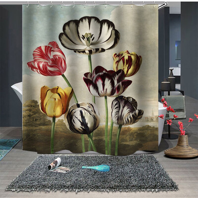 

〖Follure〗Popular Waterproof Shower Curtain With 12 Hooks Printed Bathroom 180x180cm