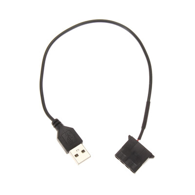 

USB to 4 pin PC Quite Computer Case Fan 1 Feet Cable Adapter Cord