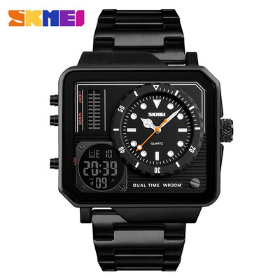 

SKMEI Dual Time Display EL light Digital Watch