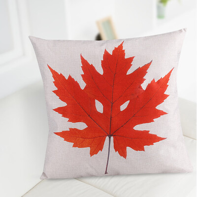 

Cotton Linen Autumn Fall Leaves Throw Pillow Case Cushion CoverPillow CaseFall Leaves Pillow Case