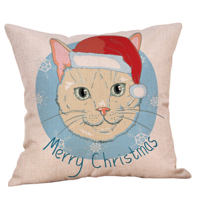 

Tailored Christmas Throw Pillow Cover Pillowcases Decorative Sofa Cushion Cover