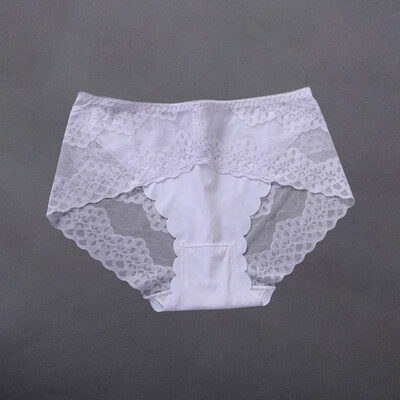 

Sexy Womens Lace Flower Lingerie Translucent Panties Underwear Knickers Briefs