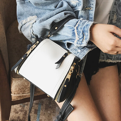 

European&American fashion bags women 2017 tide new simple bucket shoulder bag shoulder bag Messenger bag