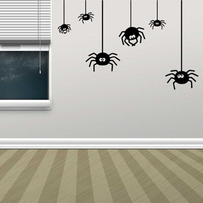 

Siaonvr Happy Halloween Background Wall Sticker Window Home Decoration Decal Decor