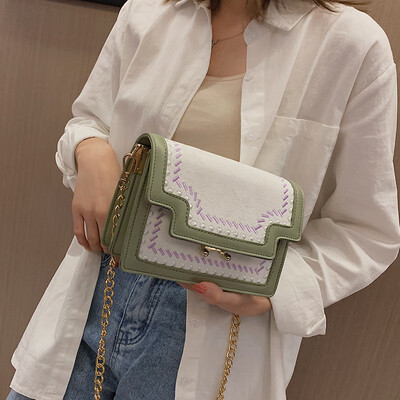 

Senior sense on the new bag female 2019 new Korean version of the ocean shoulder bag fashion wild Messenger chain small square bag