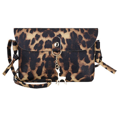 

Tailored Womens Leather Crossbody Bag Leopard Print Shoulder Bags Messenger Bag Coin Bag