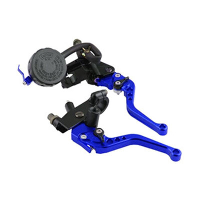 

2pcs Racing Universal CNC Aluminium Alloy 22mm Motorcycle Brake Clutch Levers Master Cylinder Reservoir Set