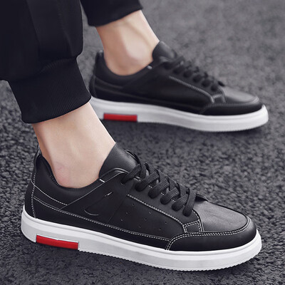 

Autumn shoes mens casual shoes Korean version of the trend of wild mens shoes students small black tide shoes chef