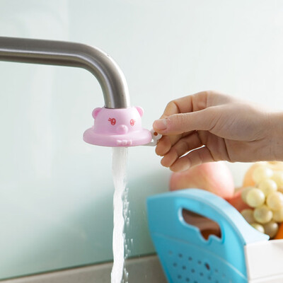 

Bathroom Kids Hand Washing Faucet Extender Kitchen Sink Saving Water Sprayers