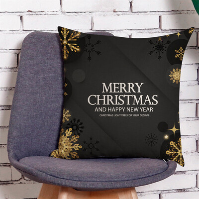 

Siaonvr Home Decor Cushion Cover Merry Christmas Pillowcase Sofa Throw Pillow Covers