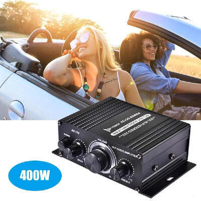 

400W DC12V BT Amplifier HiFi Car Stereo Music Receiver FM MP3 Power-Amplifier