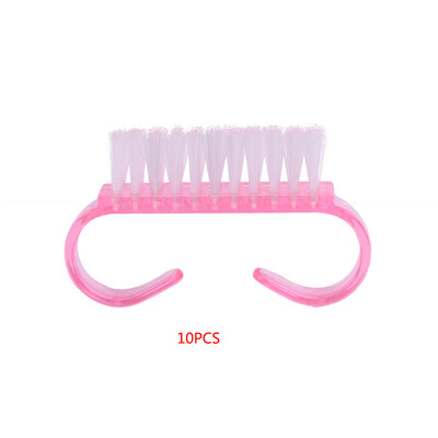 

10Pcsset Nail Hand Scrubbing Cleaning Brush Manicure Nail Dust Remover Cleaning Tool Kit