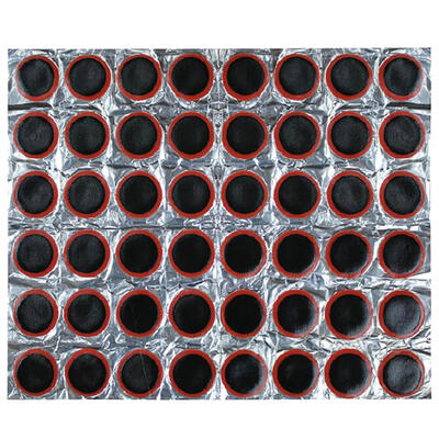 

48pcs 25mm Round Bicycle Bike Tire Tyre Rubber Patch Piece Repair Tools Kit